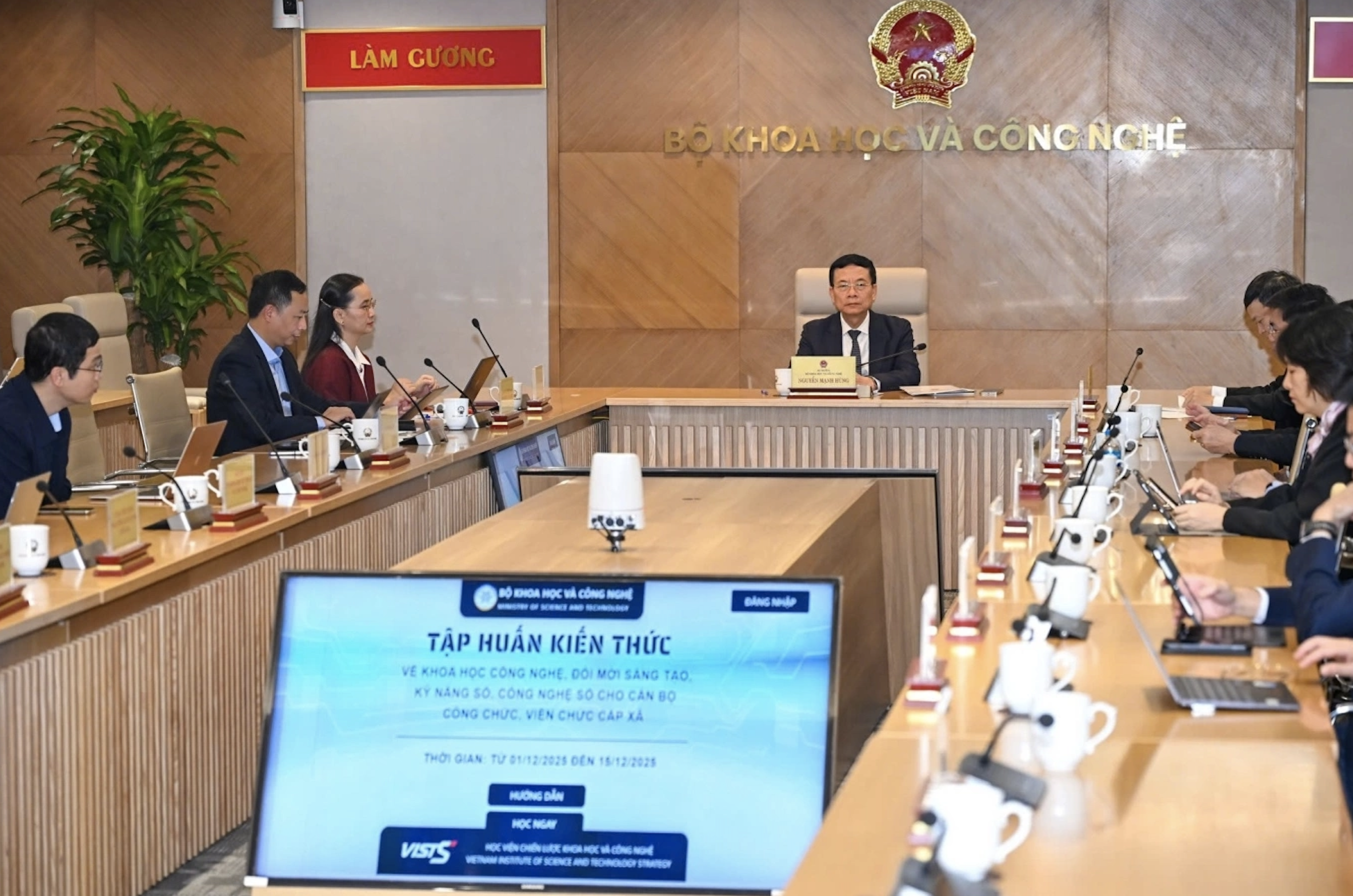 Bộ Khoa học và Công nghệ tổ chức tập huấn chuyên môn cho cán bộ cấp xã năm 2025